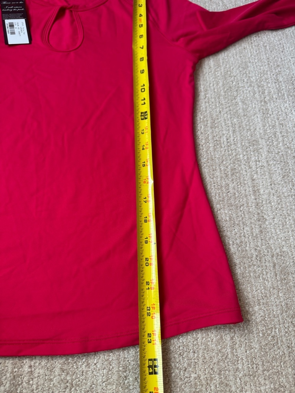 Greyson Womens Size M Scarlett Tulia Top Long Sleeve NWT Thumbholes Keyhole Golf - Picture 9 of 10